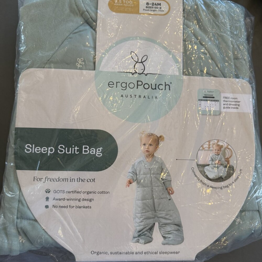 organic cotton sleep suit bag